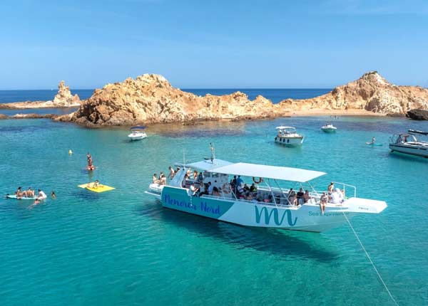 Excursiones en barco desde Fornells